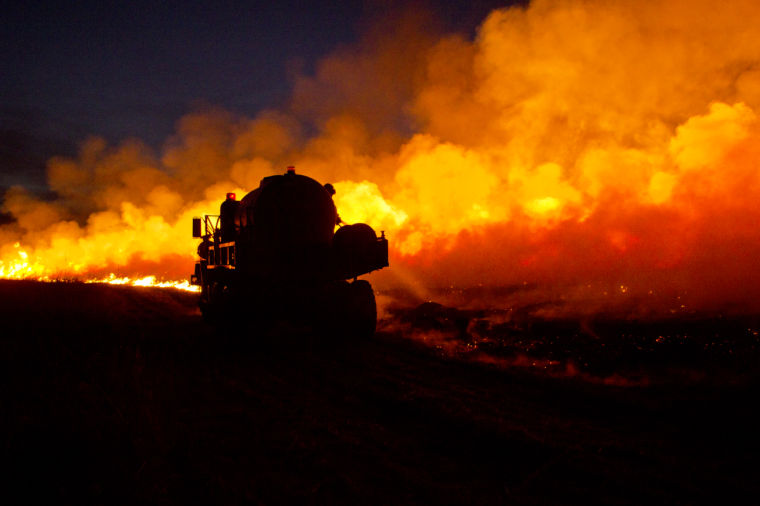 Grass fire reported Thursday